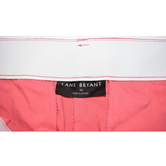 Lane Bryant Capri Pants Plus Size 20 Barbie Summer Career Cropped Bright - Picture 2 of 9